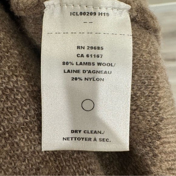 Pendleton Harding Southwestern Geometric Tan Brown Wool Sweater Women’s Medium - Picture 4 of 9